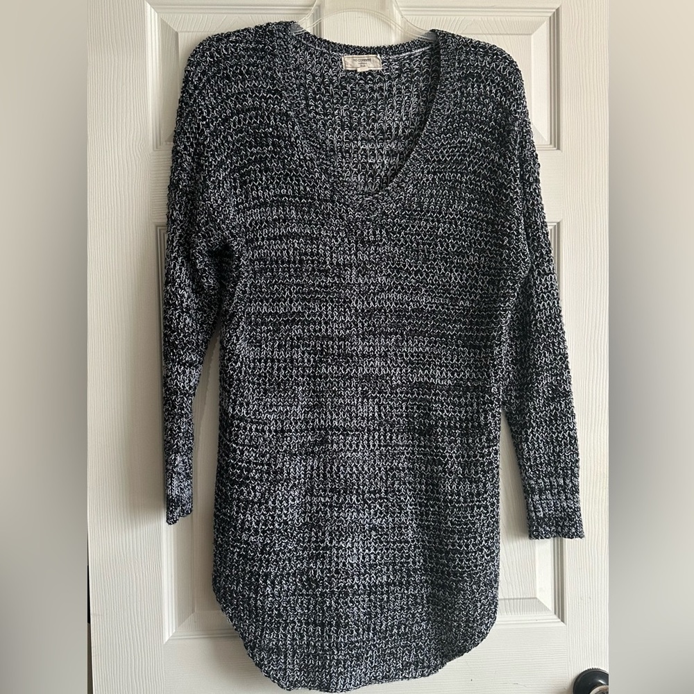 No Comment Black sweater tunic